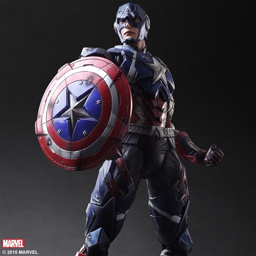 Mua bán PLAY ARTS KAI CAPTAIN AMERICAN FAKE